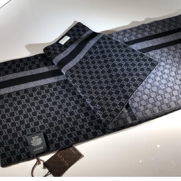 Gucci authentic wool GG logo scarf - Picture 4 of 10